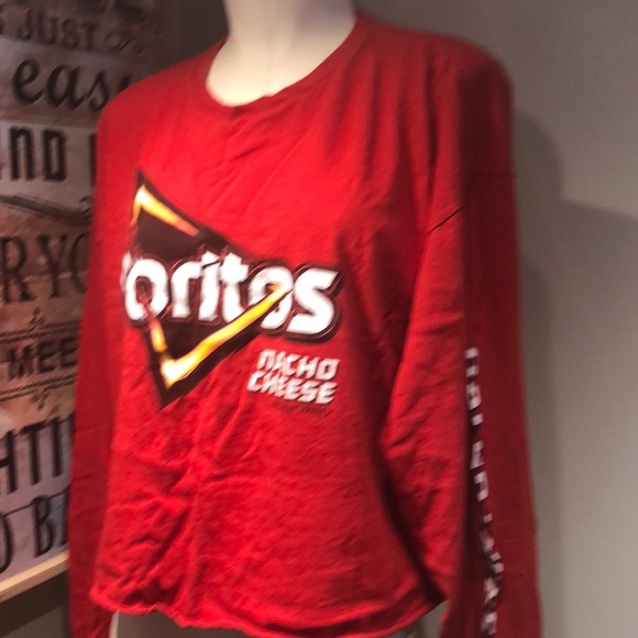 Red Doritos Graphic Long Sleeve Shirt - Picture 8 of 9